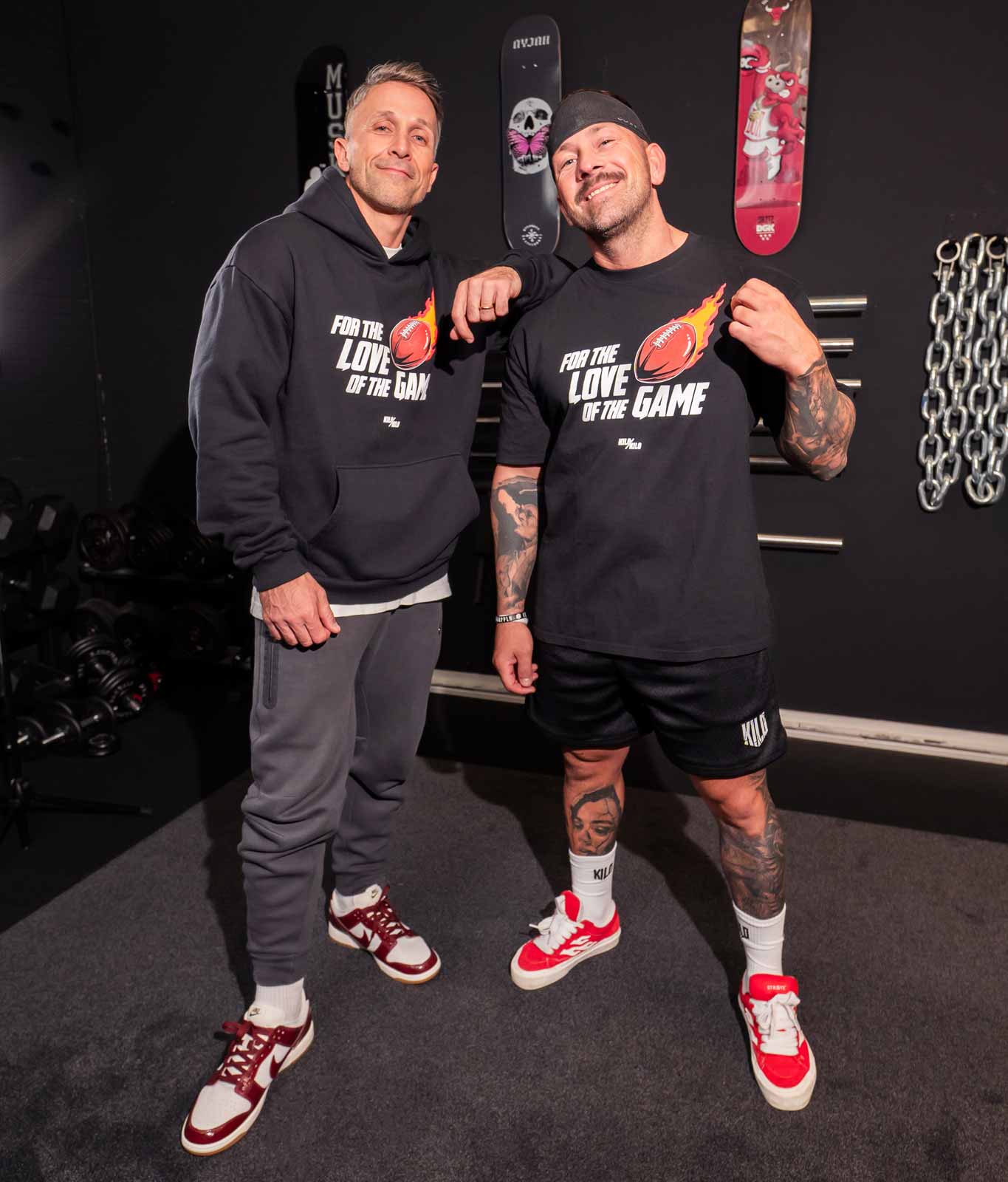 Oversize T-Shirt "For the love of the game" Schwarz