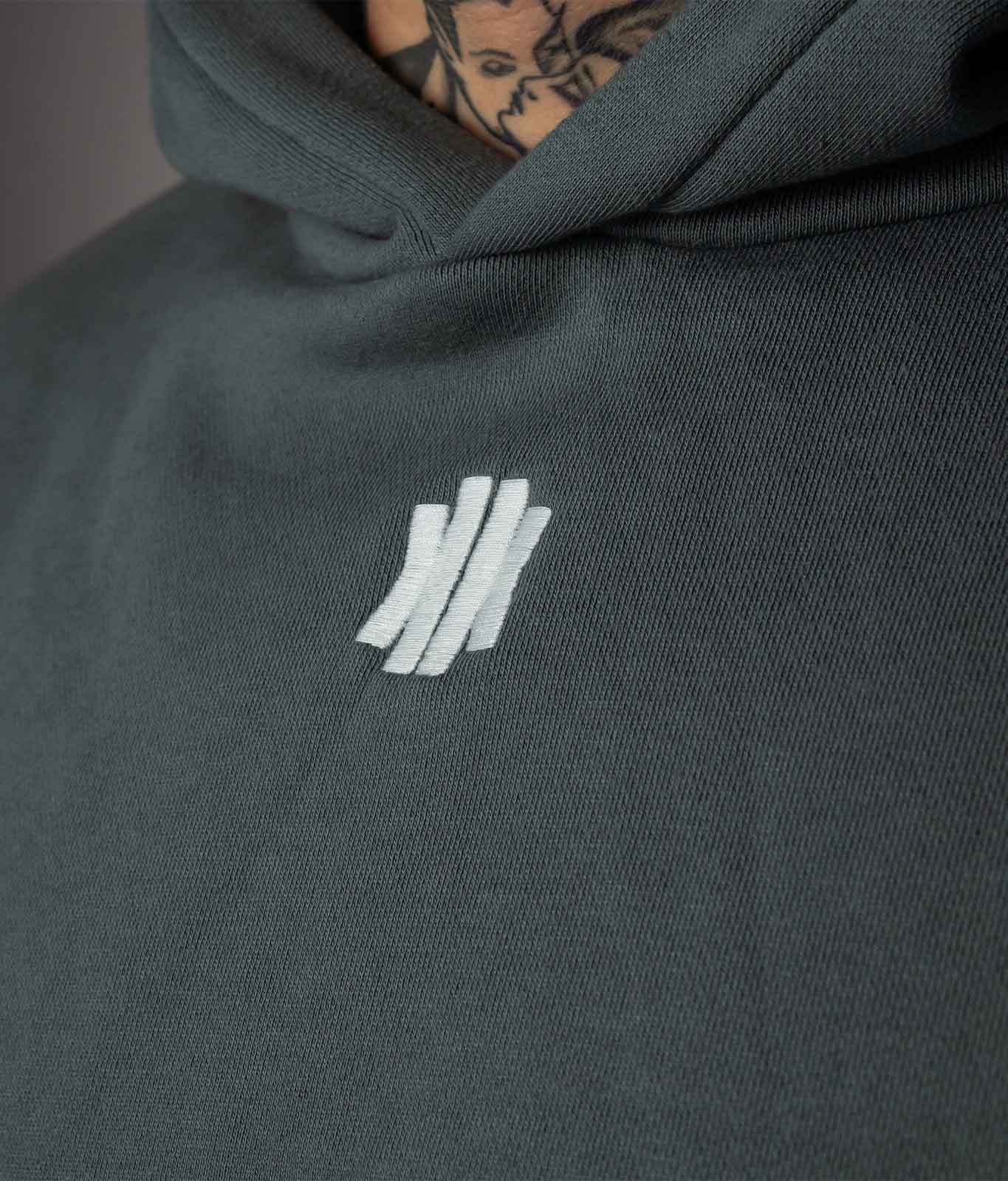 Hoodie "KK Basic" Dunkelgrau