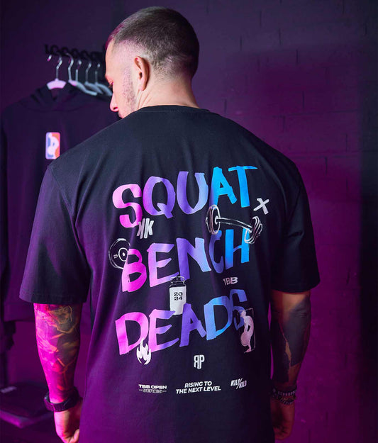 Oversize T-Shirt "Squat Bench Deads"