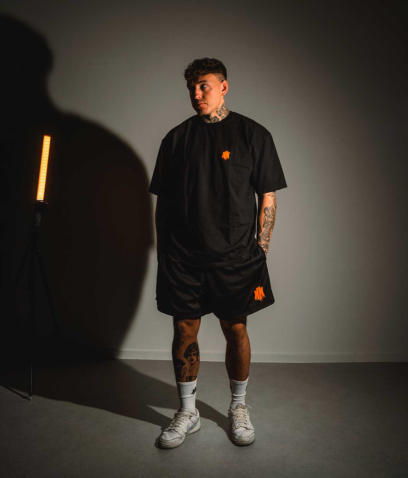 Mesh Shorts "Crackback" Schwarz