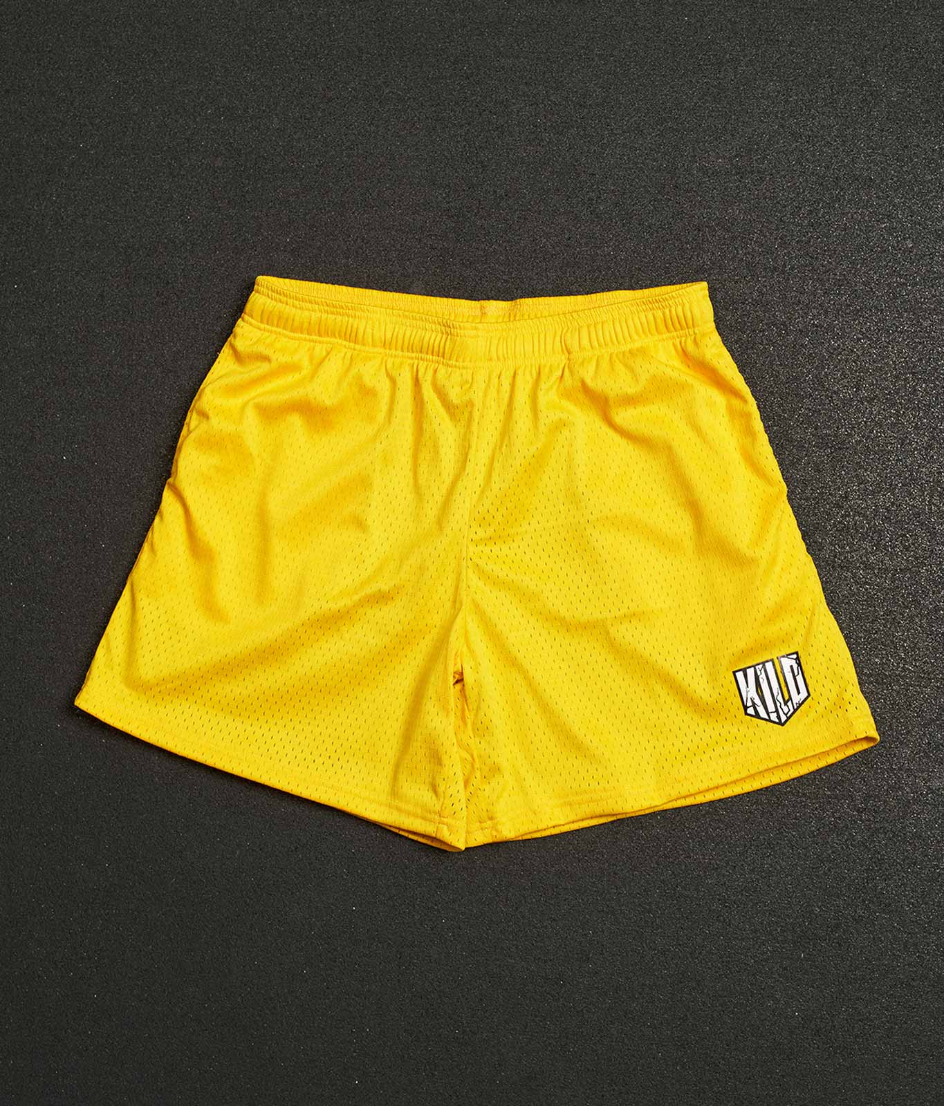 Mesh Shorts "Kilo Cube" Gelb