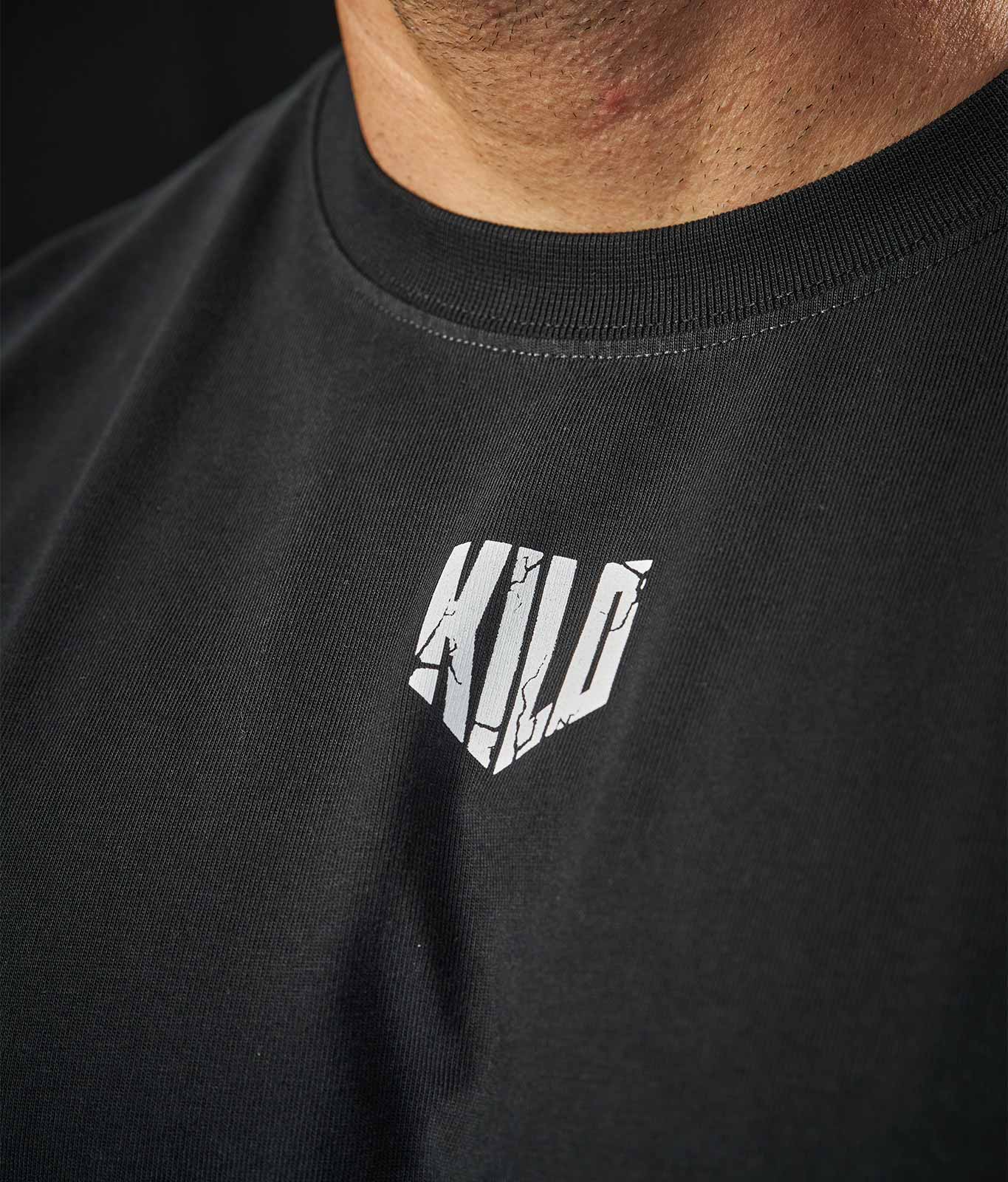 Oversize T-Shirt "Kilo Cube" Schwarz