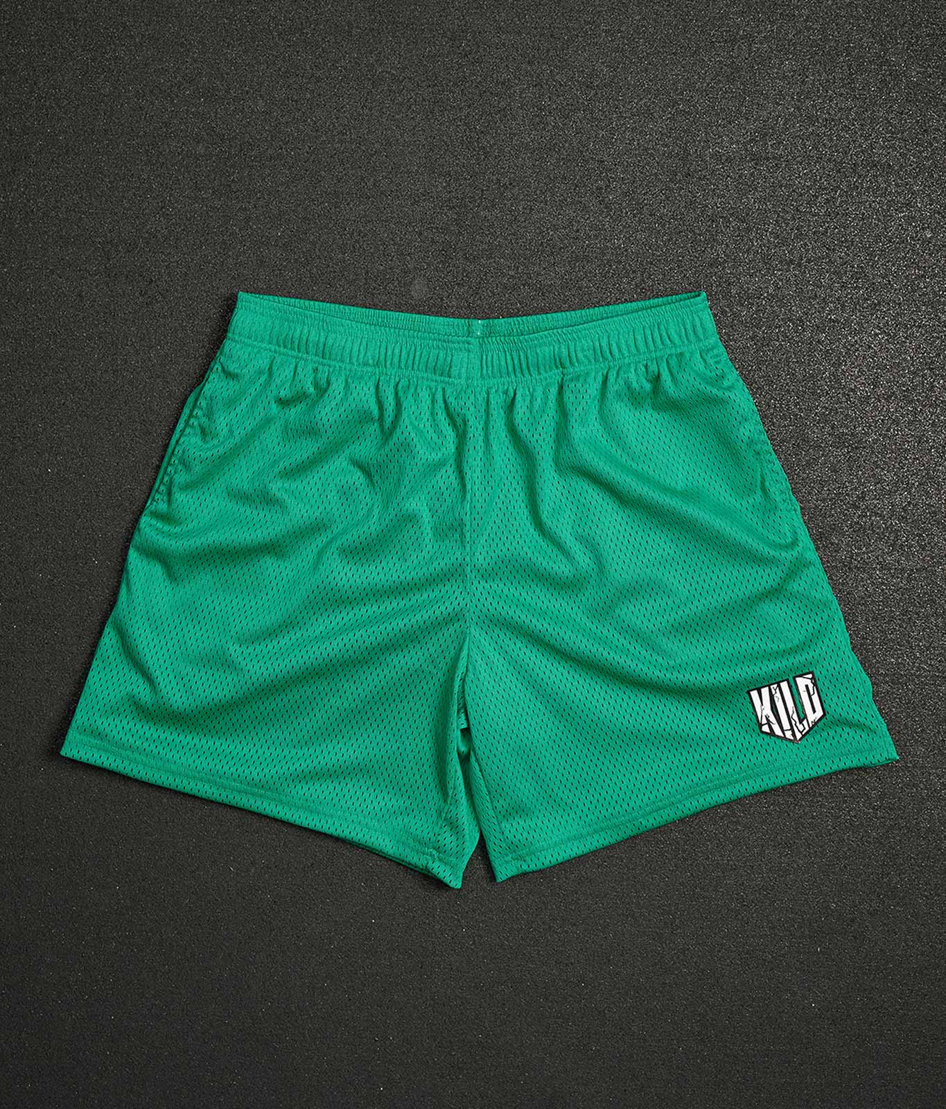 Mesh Shorts "Kilo Cube" Türkis